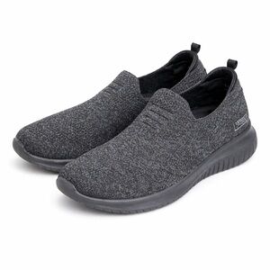 Women’s Slip-On Sneakers, Dark Gray, Size 10